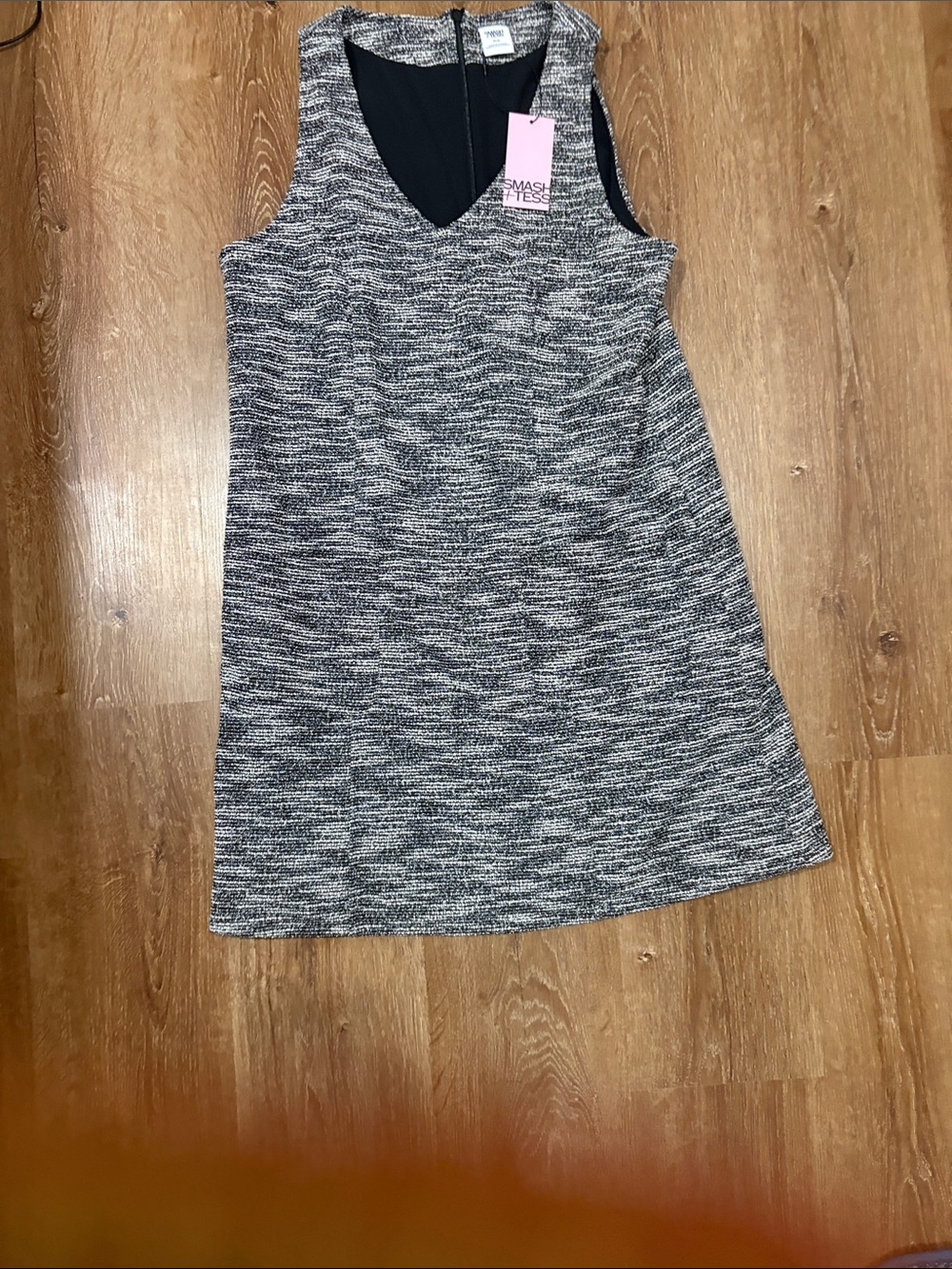 Smash + Tess Woman’s ' Black & White Knit A-Line Dress